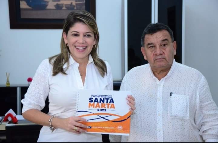 Gobernador Caicedo y Alcaldesa Johnson presentarán candidatura de Santa Marta a los Primeros Juegos Centroamericanos y del Caribe de Playa