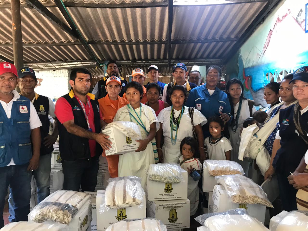 La Alcaldía de Santa Marta entregó 434 ayudas humanitarias en zona rural