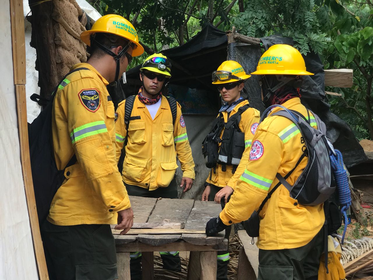 Consejo Distrital de Gestión del Riesgo evaluó emergencia por incendio forestal en la Sierra Nevada de Santa Marta