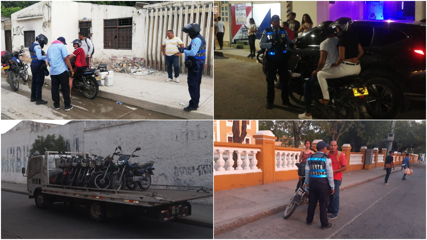 Alcaldía entrega balance del primer día sin parrillero de motocicleta en Santa Marta