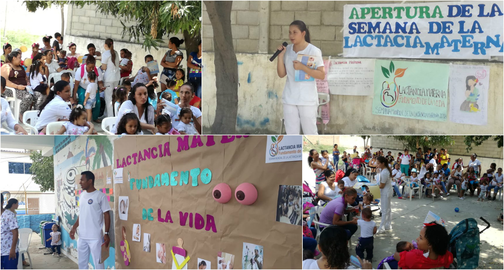 La ESE Distrital continúa realizando actividades en el mes de la lactancia materna