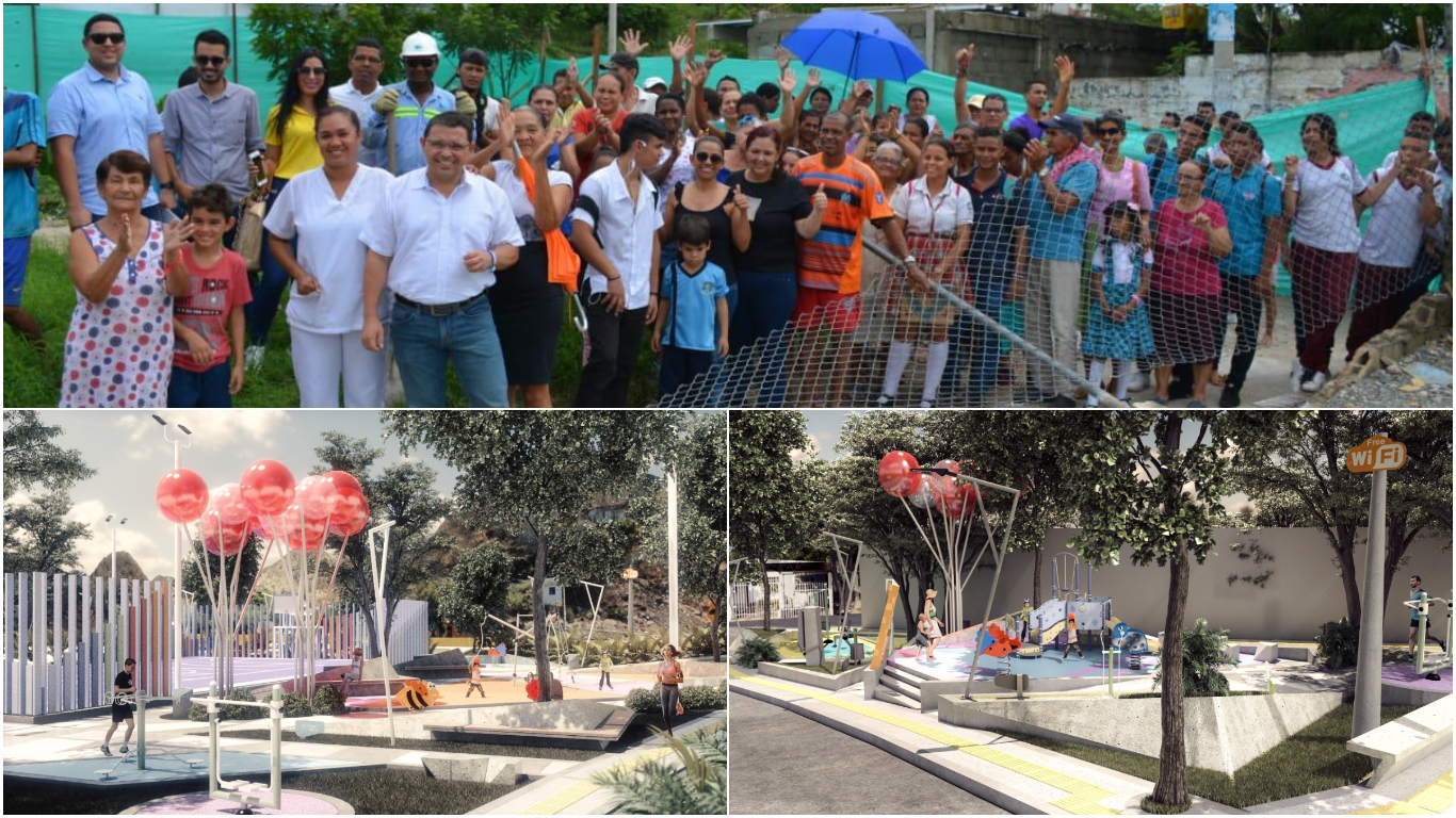 Niños de Juan XXIII y Laureles de Bonda tendrán un nuevo y moderno parque Niños de Juan XXIII y Laureles de Bonda tendrán un nuevo y moderno parque