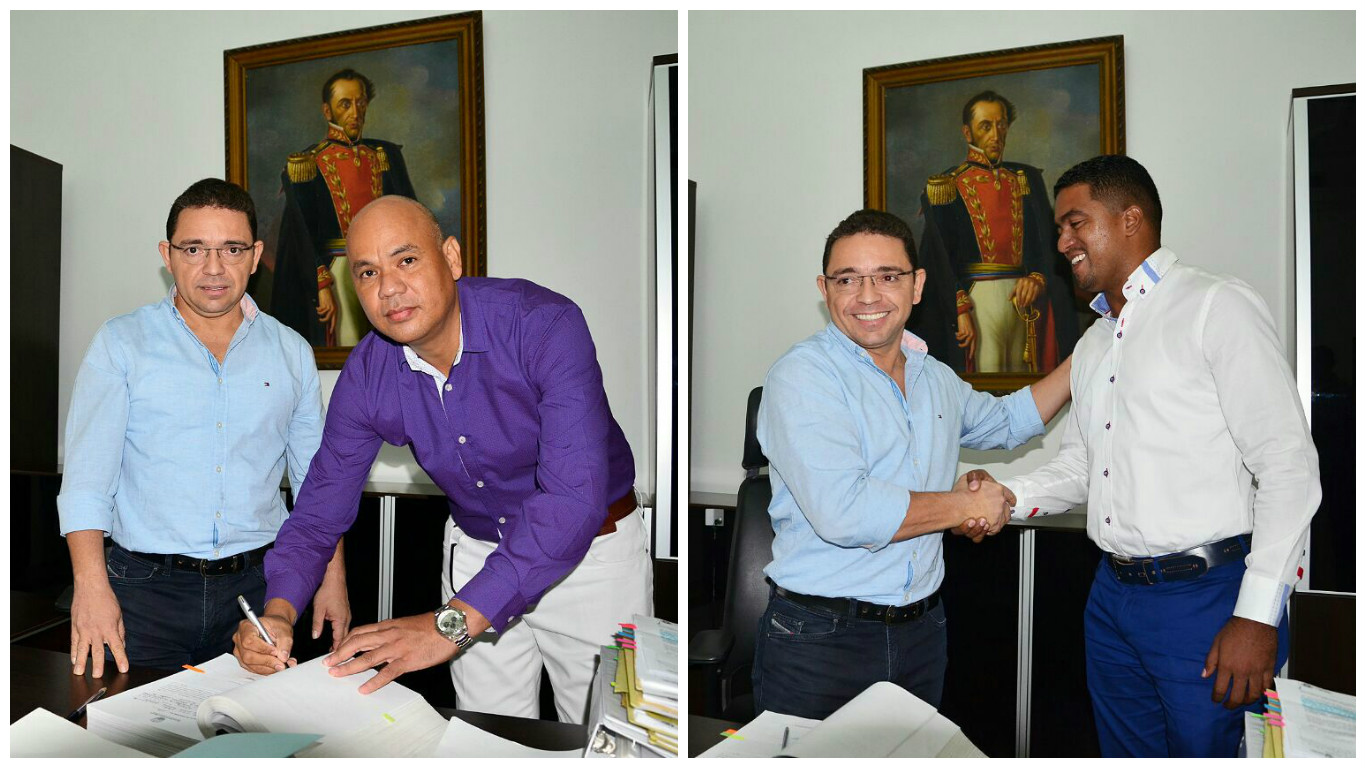 El alcalde Rafael Alejandro Martínez realizó la posesión de los nuevos secretarios de Educación y Gobierno