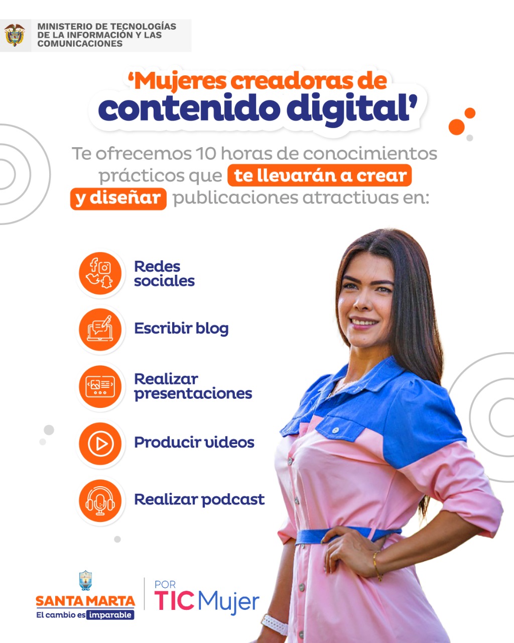 236 mujeres se inscribieron en cursos gratuitos para el emprendimiento digital de la Alcaldía y MinTIC