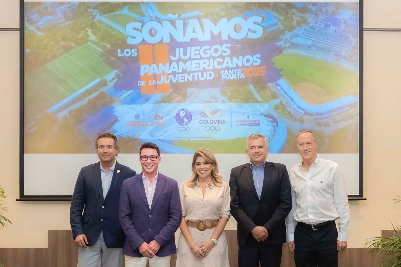 Gobernador Caicedo y Alcaldesa Johnson cerca de lograr sede de los Panamericanos Junior 2025 para Santa Marta