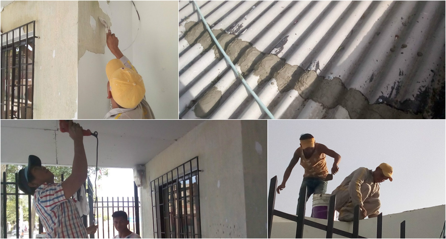 Distrito atiende reparaciones en áreas del puesto de salud de San Jorge que colapsaron por las lluvias
