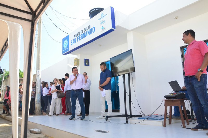 Se dio inicio a las entregas de obras de adecuación en puestos de salud