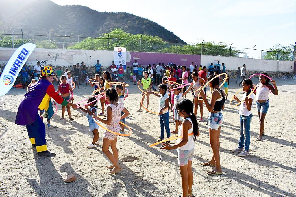 Inred se toma los barrios de la ciudad con actividades Lúdicas y Recreativas