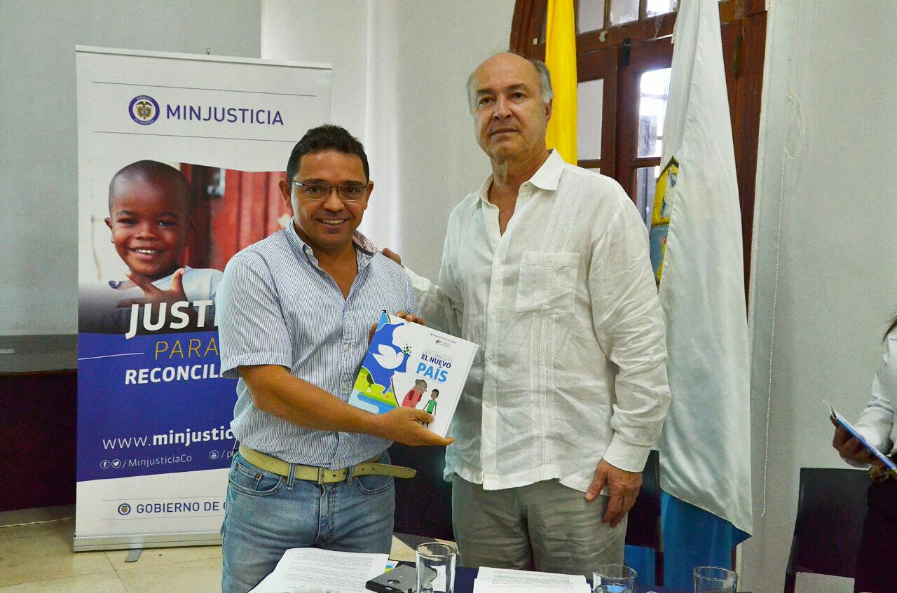Minjusticia lanzó hoy en Santa Marta la cartilla “Descubriendo el Nuevo País”