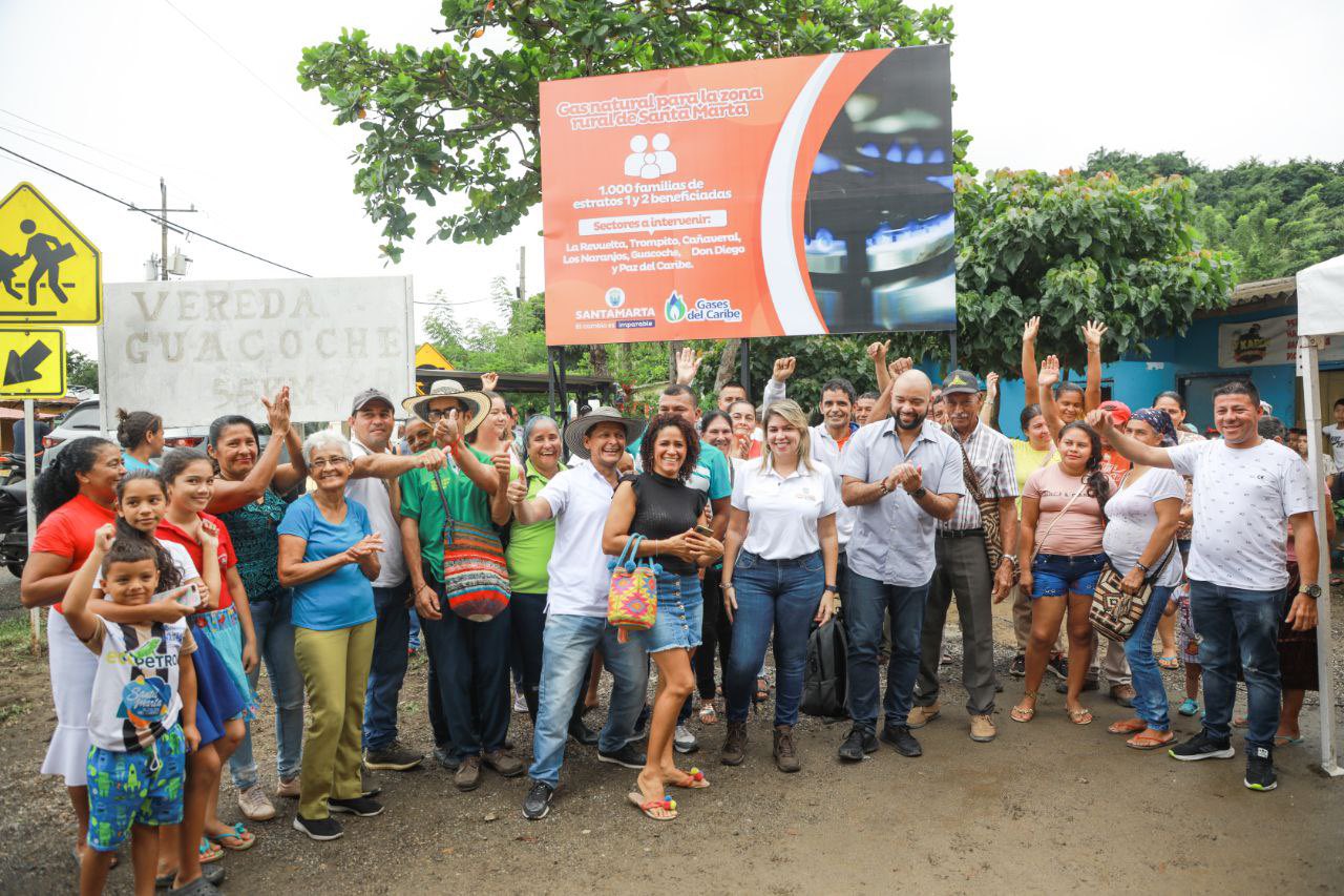 "Llevando gas domiciliario a la zona rural, el Gobierno del Cambio le sigue cumpliendo a los samarios": alcaldesa Virna Johnson