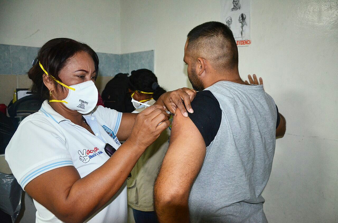 Distrito coordina jornada de salud en la Unidad de reacción Inmediata