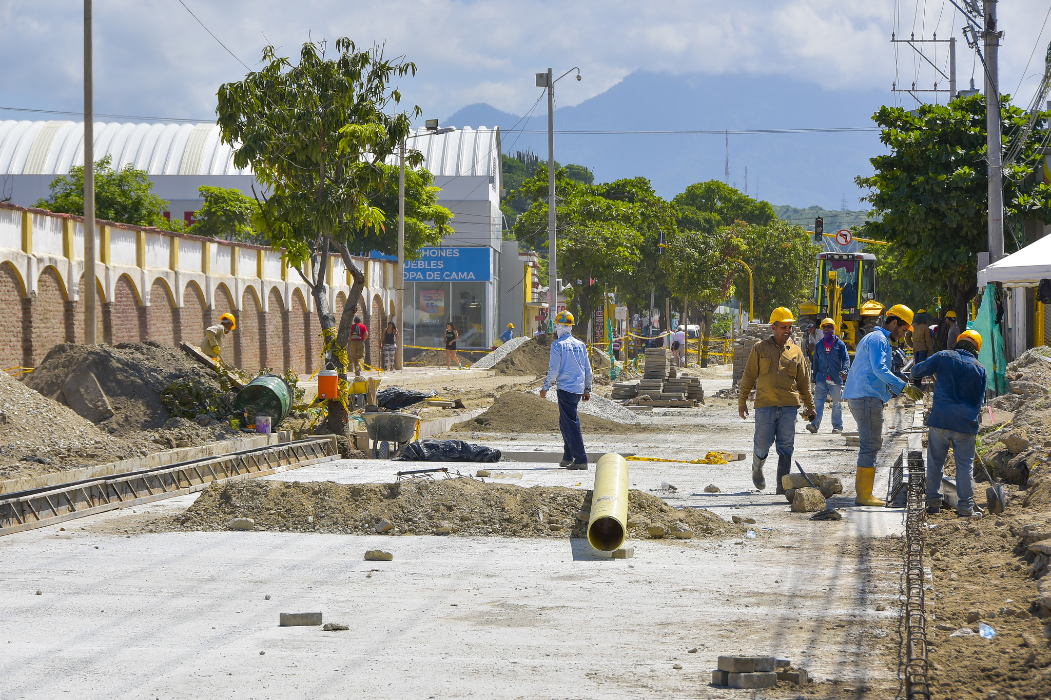 En un 52% avanzan las obras de la calle 22 y de la avenida de El Ferrocarril