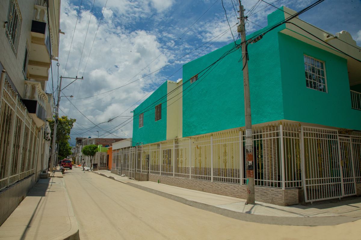 Alcaldía construyó 5.714 m2 de vía con programa Mi Calle