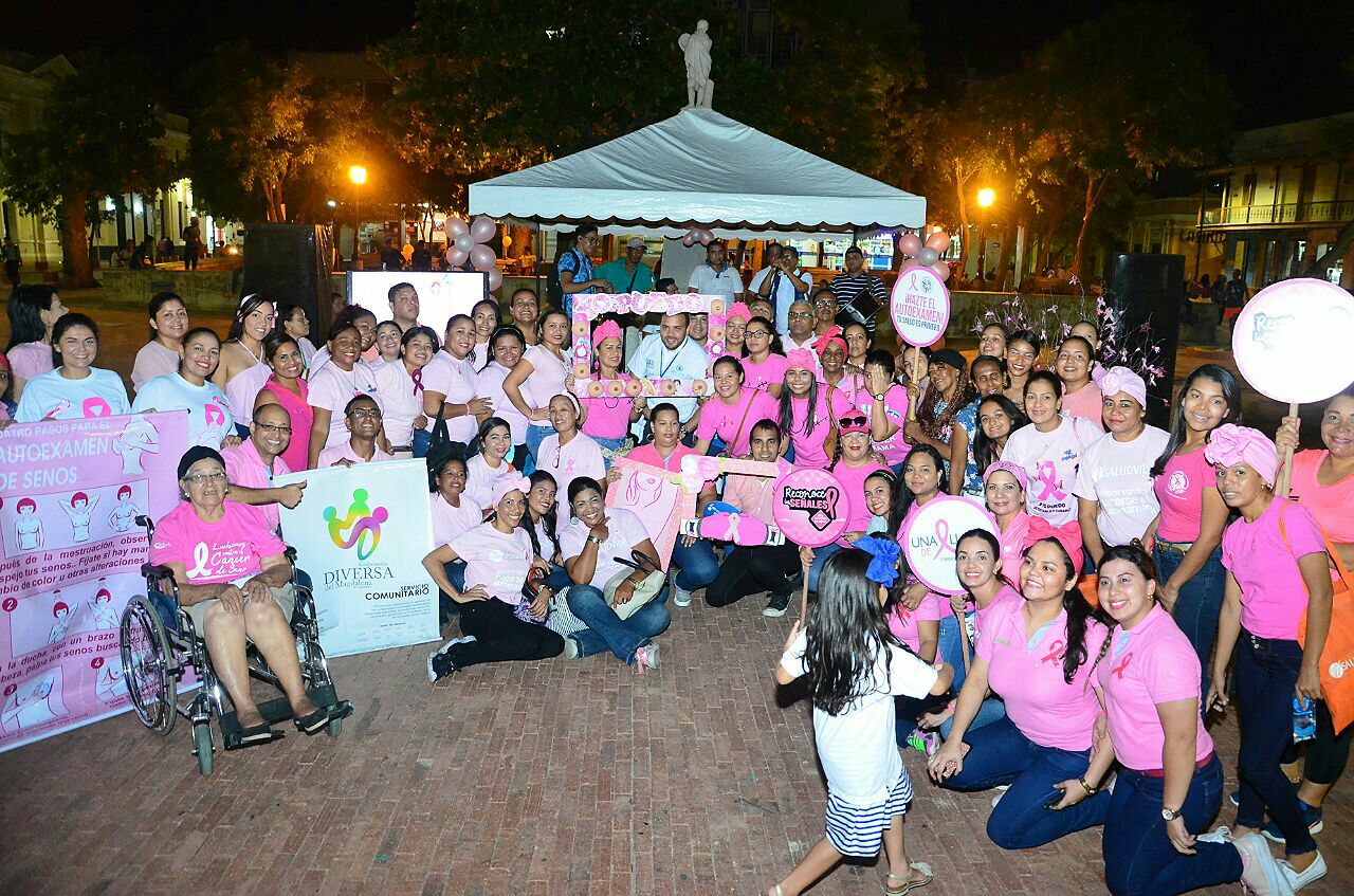 Santa Marta conmemoró el Mes de la Lucha Contra el Cáncer de Mama