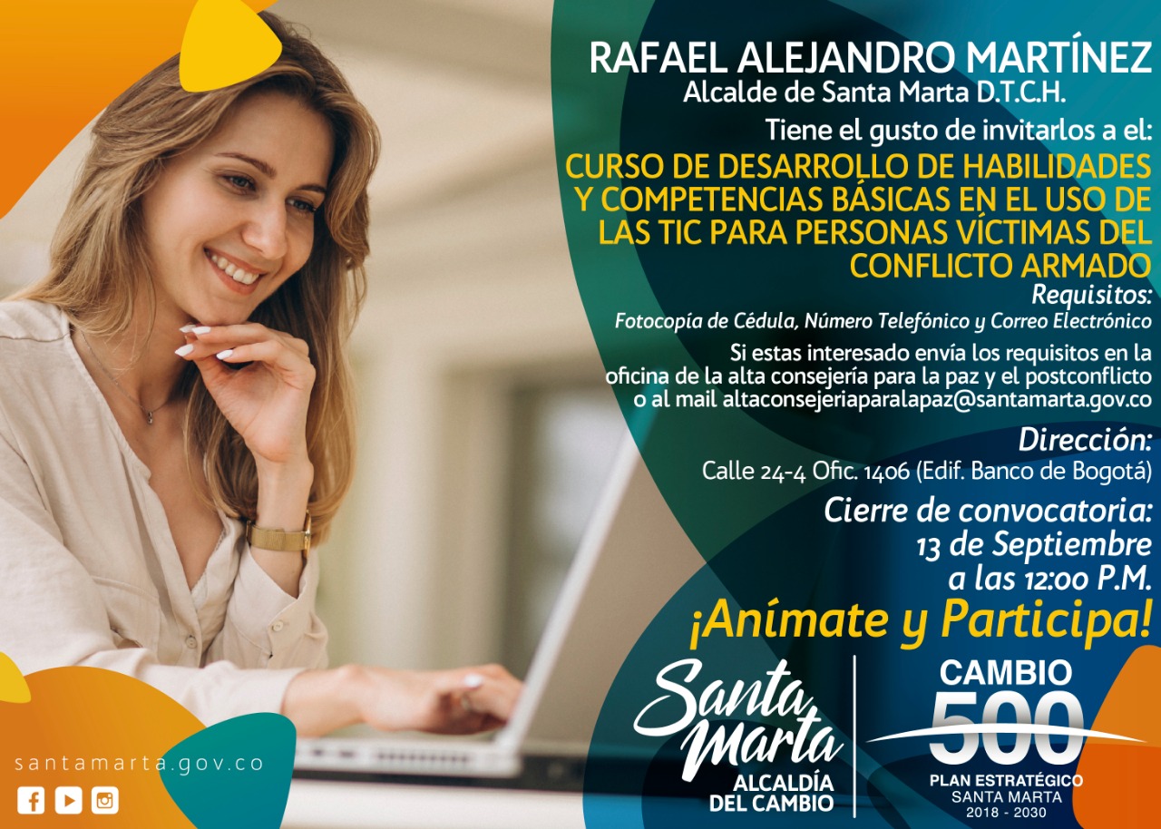 Alcaldía del Cambio organiza capacitación en Informática Básica para personas víctimas del Conflicto armado Alcaldía del Cambio organiza capacitación en Informática Básica para personas víctimas del Conflicto armado