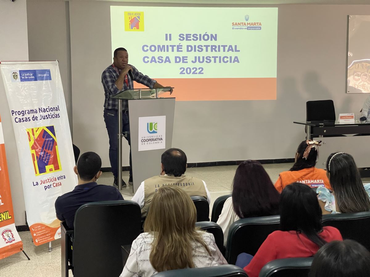Distrito brinda atención para resolución de conflictos a más de dos mil personas en Santa Marta