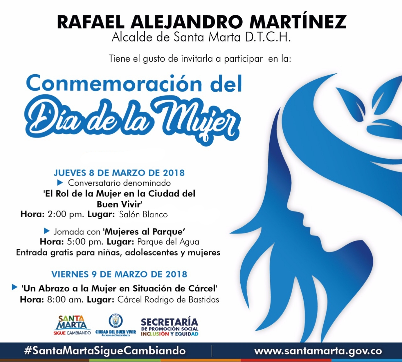 Gobierno distrital conmemora Día de la Mujer