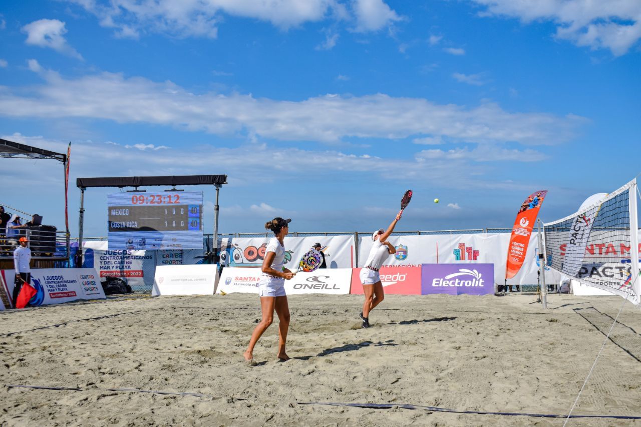 Colombia, Guadalupe y México, ganaron medalla de bronce en tenis playa