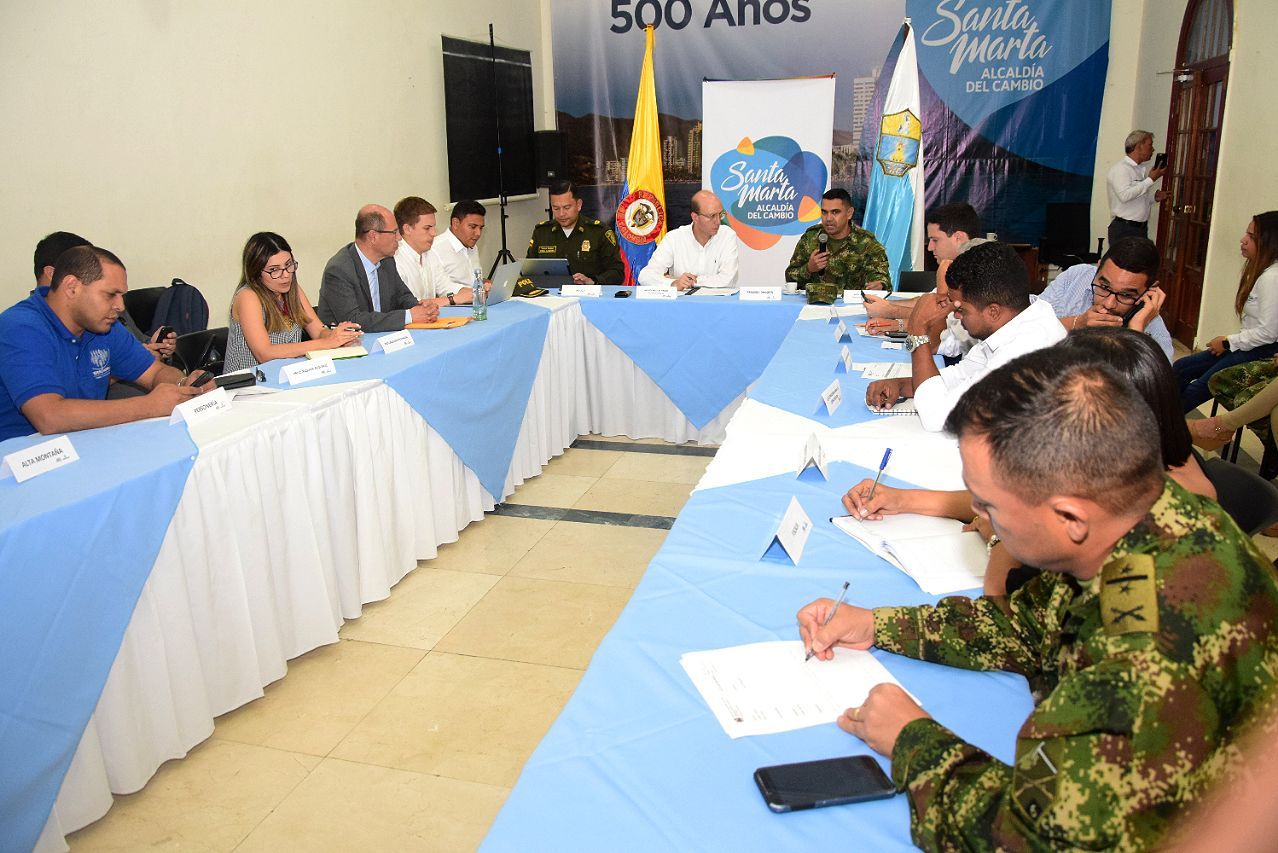 Alcalde encargado Andrés Rúgueles preside primer Consejo de Seguridad