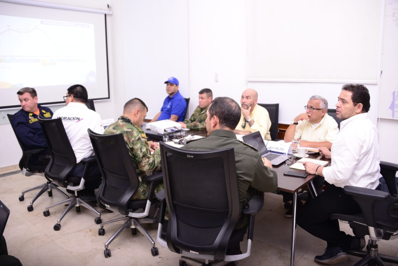 Alcalde Martínez lideró primer Consejo de Seguridad del 2019