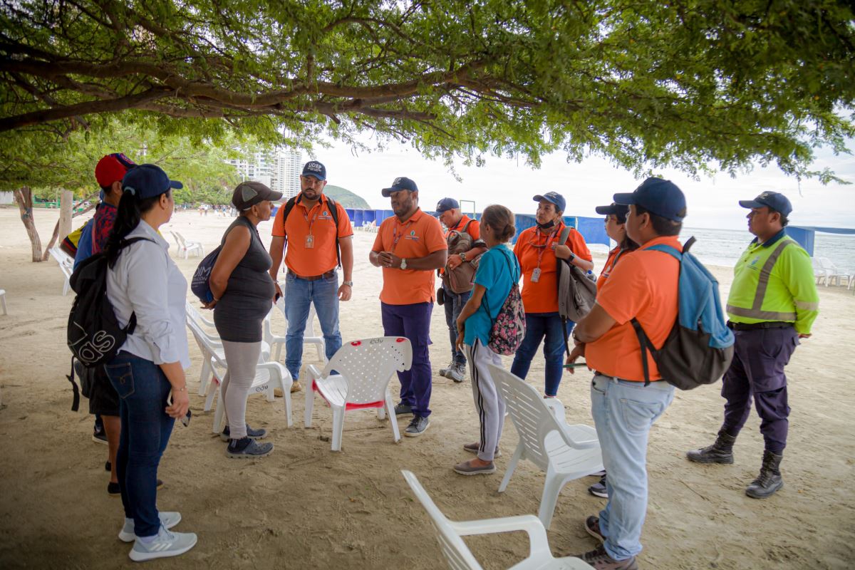 Con códigos QR, Distrito identifica a silleteros y carperos autorizados para los Juegos Centroamericanos y del Caribe de Mar y Playa