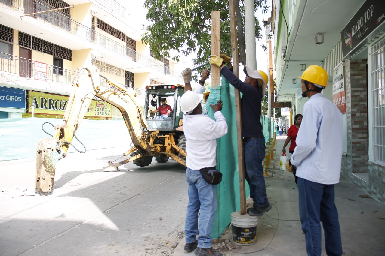 Avanzan las obras civiles del primer tramo de la carrera 5ta en su etapa de demolición