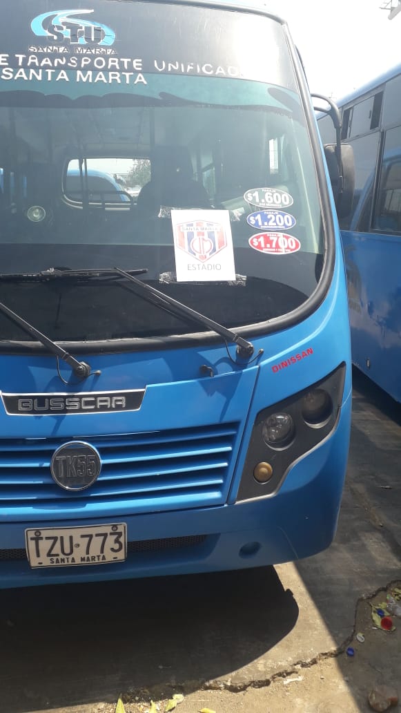 Alcaldía y STU colocan a disposición de los samarios buses para el acceso al  estadio Sierra Nevada