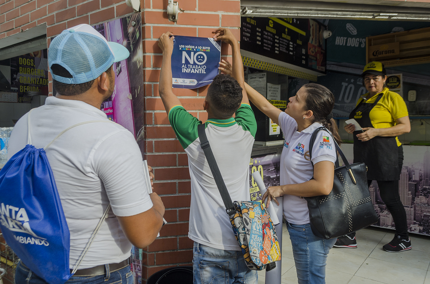Distrito promueve la sensibilización contra el trabajo infantil Distrito promueve la sensibilización contra el trabajo infantil