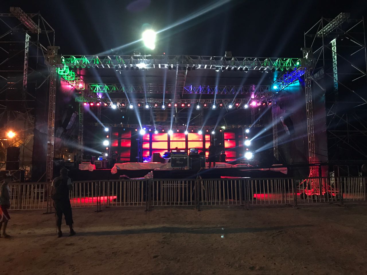 Escenario conciertos Fiesta del Mar 2017