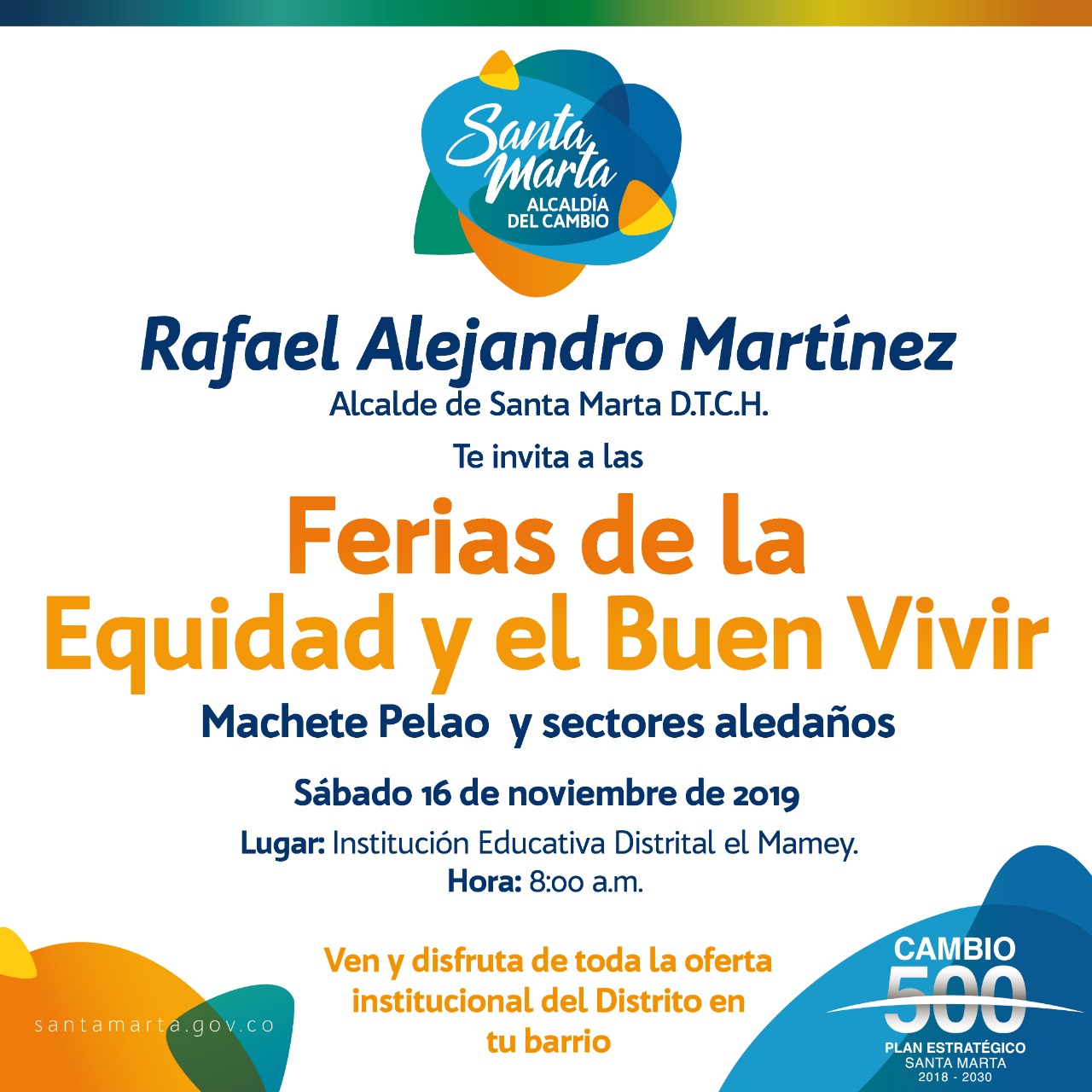 ‘Machete Pelao’ recibirá ‘Feria de la Equidad y el Buen Vivir’ de la Alcaldía del Cambio ‘Machete Pelao’ recibirá ‘Feria de la Equidad y el Buen Vivir’ de la Alcaldía del Cambio