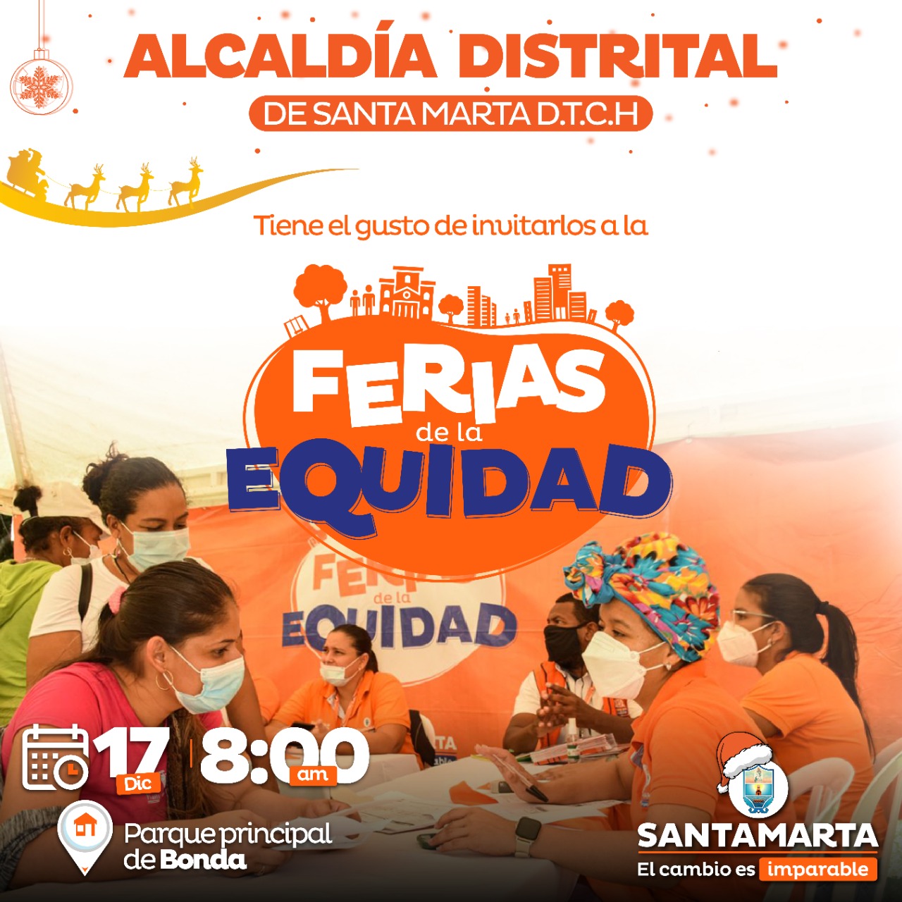 Gaira y Bonda recibirán las Ferias de la Equidad de la Alcaldía Distrital