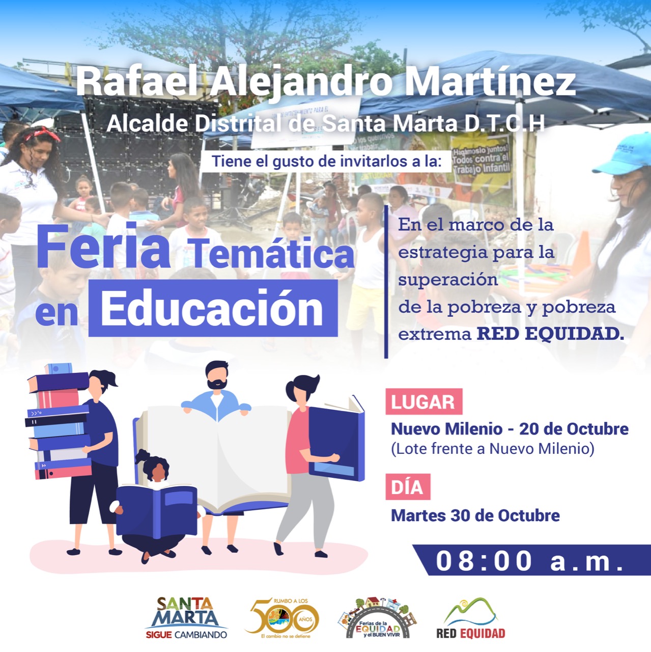 Nuevo Milenio recibe Feria Temática en educación