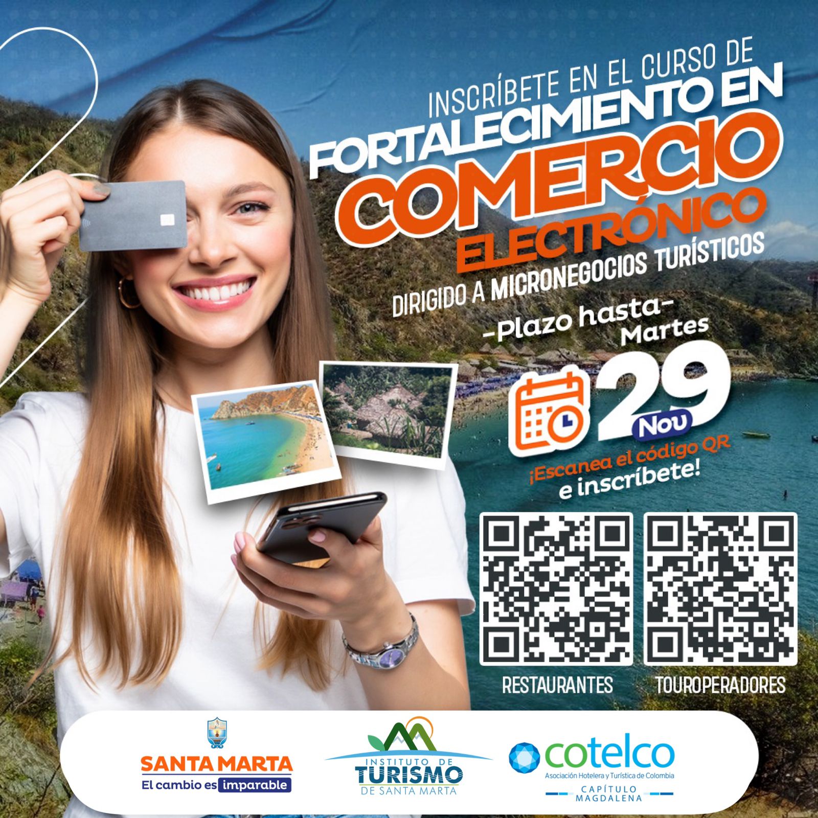 Distrito abre convocatoria para capacitar a prestadores turísticos en comercio electrónico Distrito abre convocatoria para capacitar a prestadores turísticos en comercio electrónico
