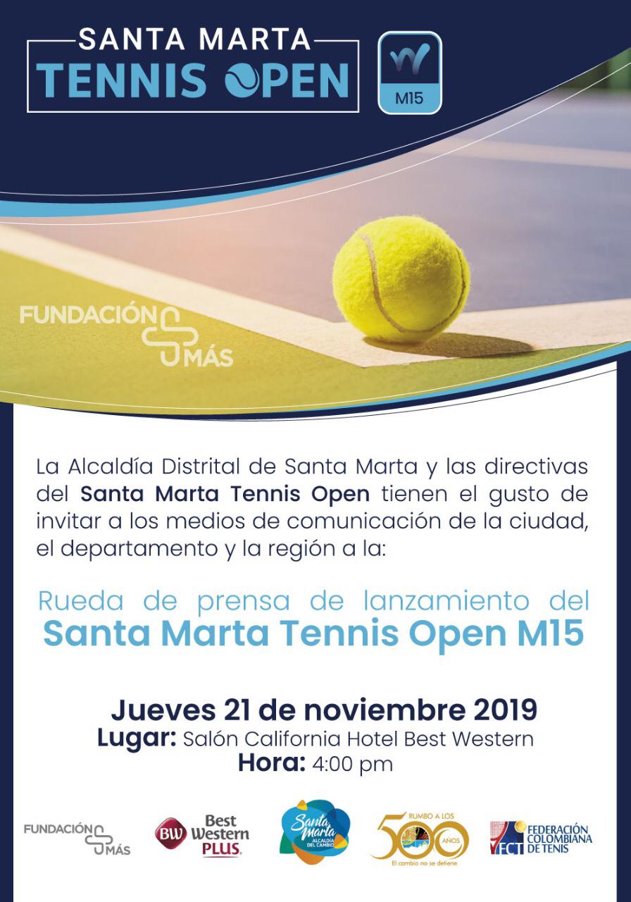 Lanzamiento del Santa Marta Open‎ Tennis Open M15