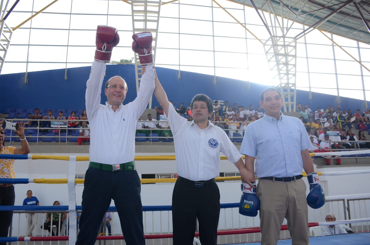 “Este Campeonato Nacional de Boxeo representa una continuidad en nuestros proyectos de deportes”: Alcalde (e) Andrés Rugeles