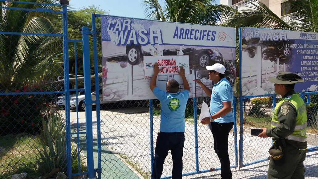 Dadsa suspende a 8 establecimientos en el Centro Histórico y a 3 lavaderos en El Rodadero Dadsa suspende a 8 establecimientos en el Centro Histórico y a 3 lavaderos en El Rodadero
