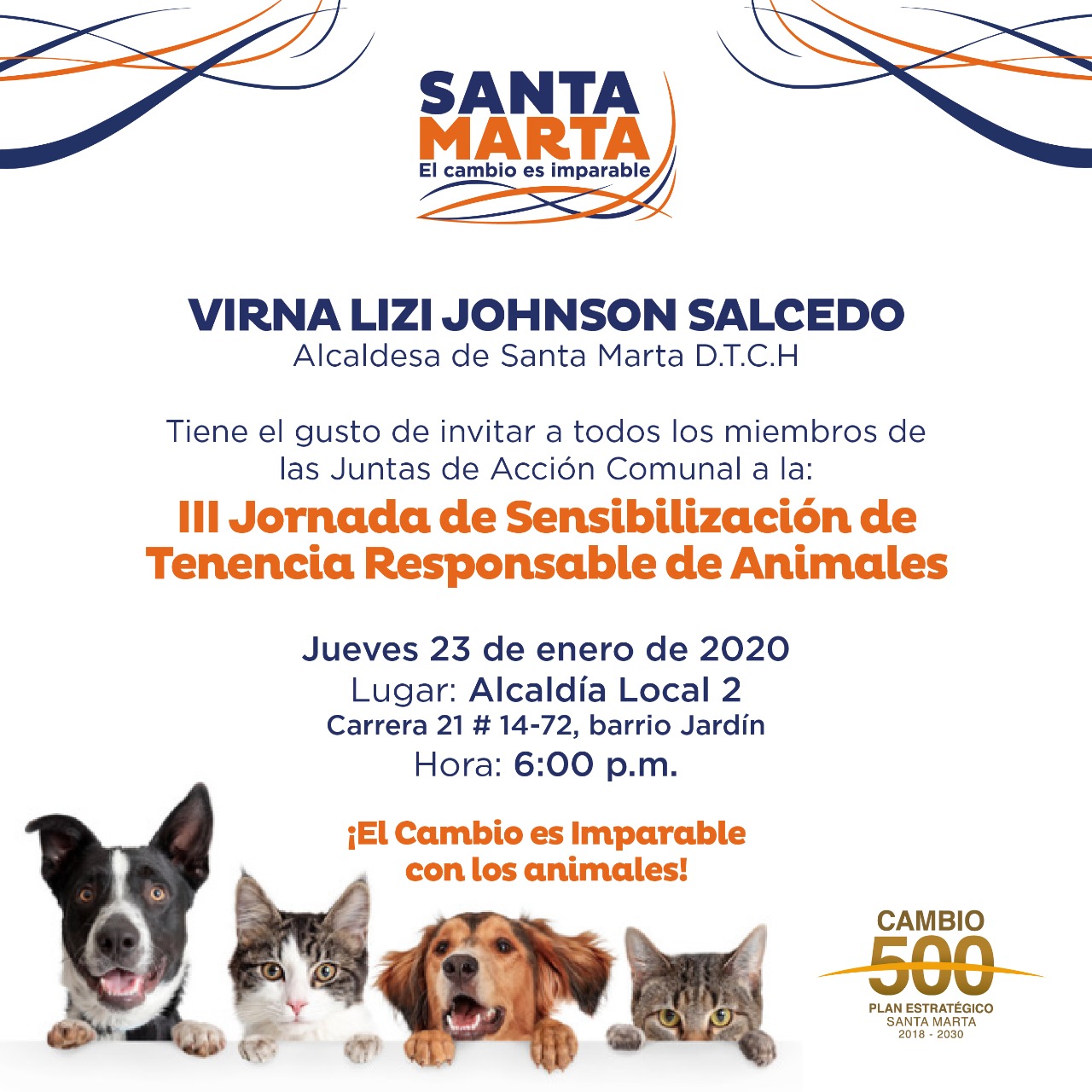 Alcaldía lidera la III Jornada de Sensibilización de Tenencia Responsable de Animales
