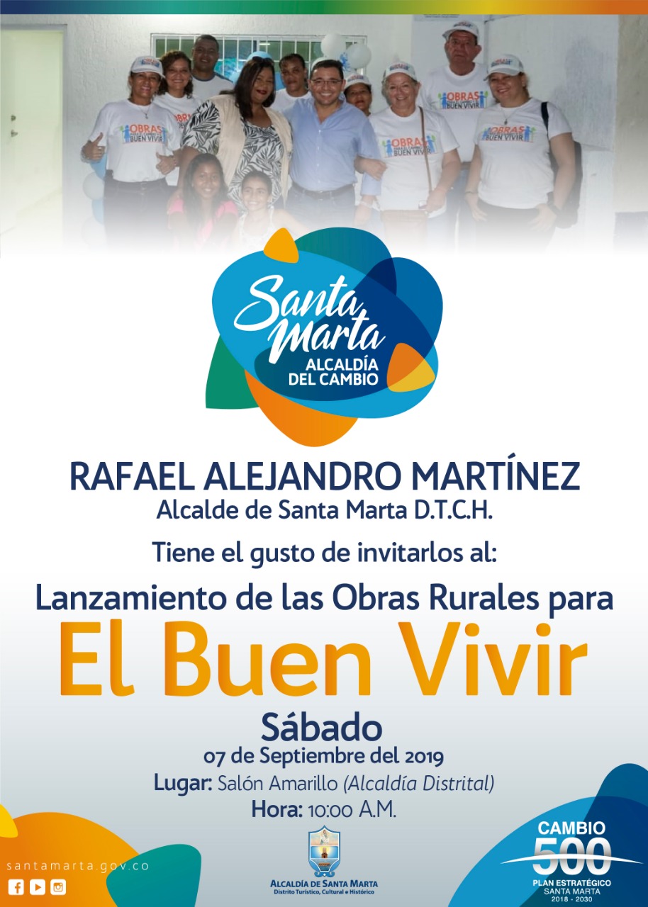 Lanzamiento de las Obras Rurales para El Buen Vivir Lanzamiento de las Obras Rurales para El Buen Vivir