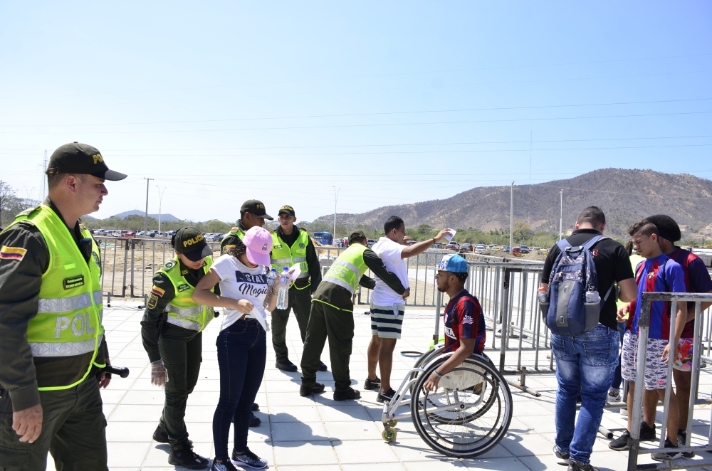 Alcaldía, Policía y Ejército Nacional garantizan seguridad en el partido Unión Magdalena vs Junior de Barranquilla