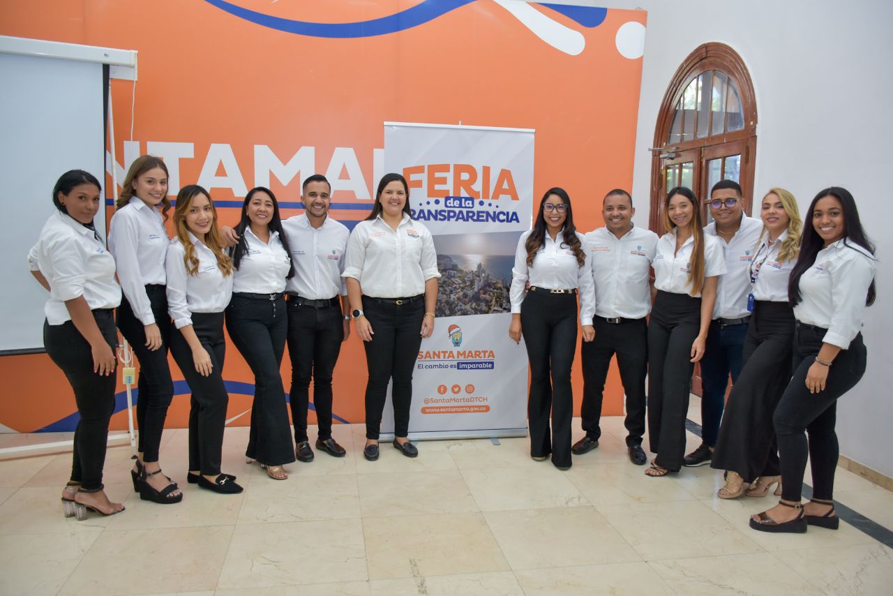 Alcaldía de Santa Marta realizó Feria de la Transparencia con personal, empresarios y proveedores del Distrito