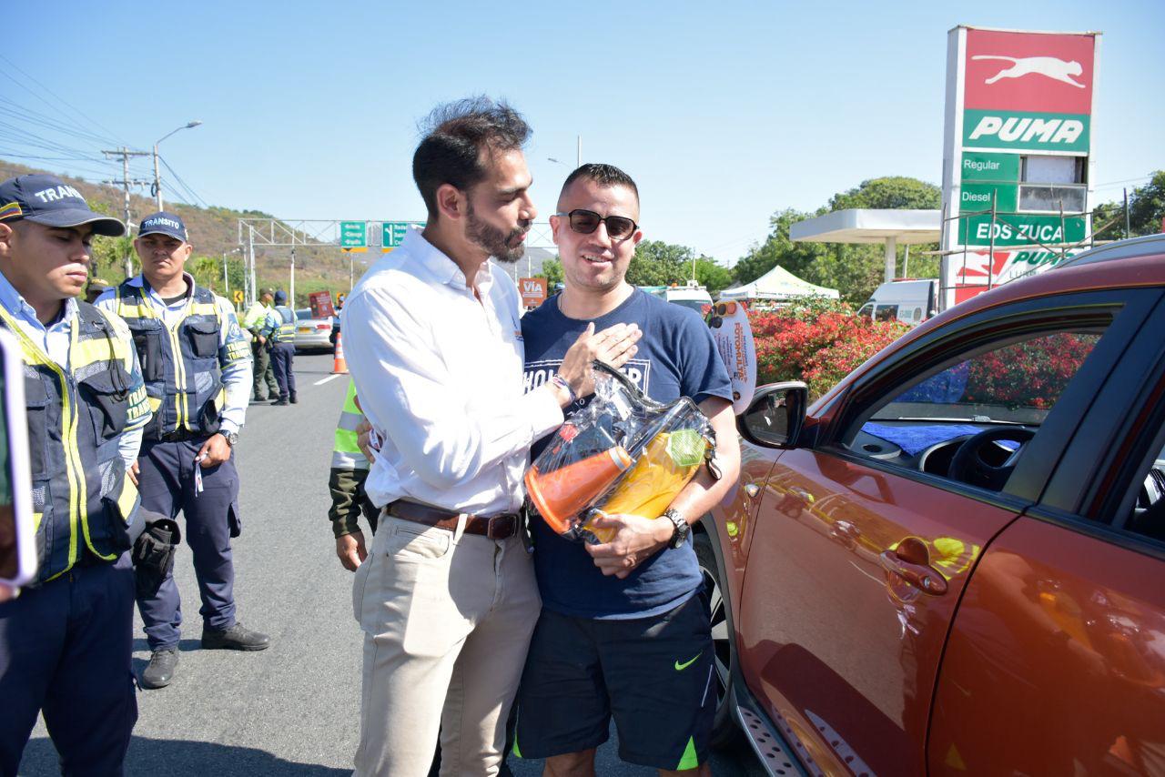 Alcaldía imparte recomendaciones en las vías para reducir índices de accidentalidad