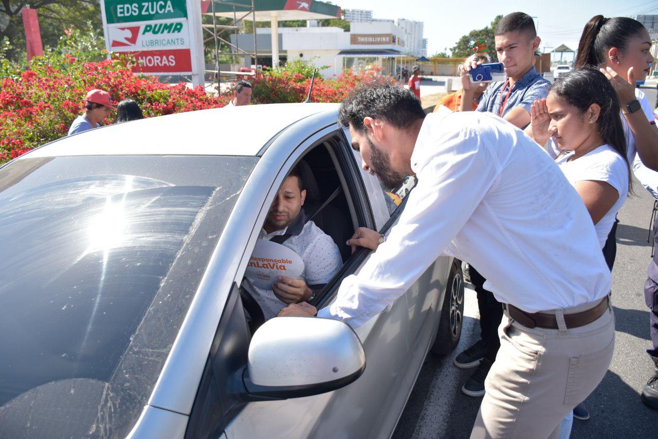 Alcaldía imparte recomendaciones en las vías para reducir índices de accidentalidad