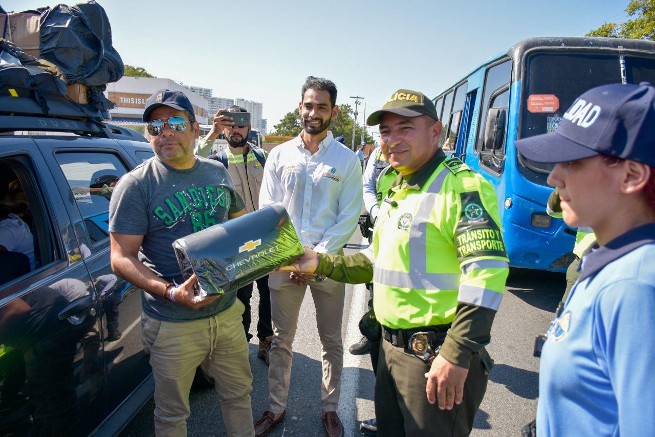 Alcaldía imparte recomendaciones en las vías para reducir índices de accidentalidad