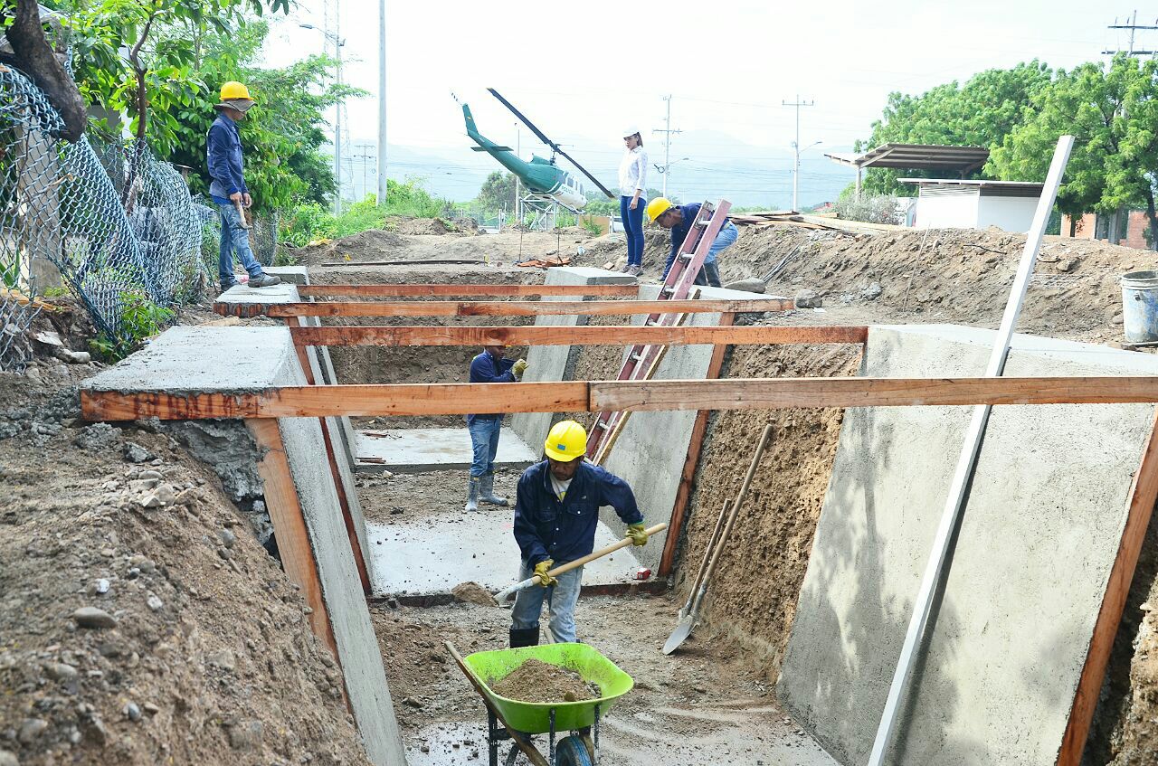 Este 15 de febrero se reinician obras del colector pluvial de la Troncal del Caribe