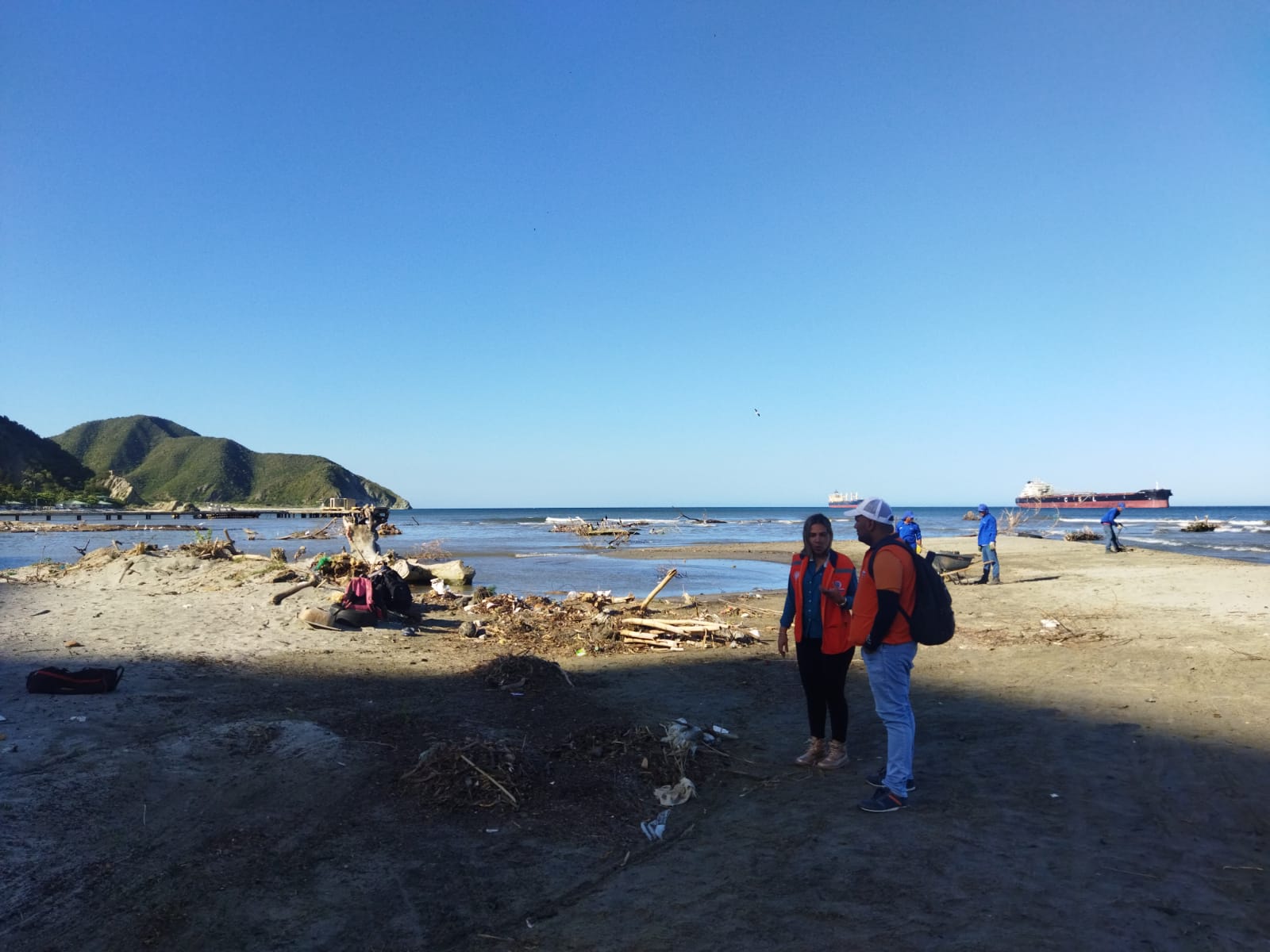 Alcaldía de Santa Marta y Guardianes del Río adecuaron la playa de Los Cocos