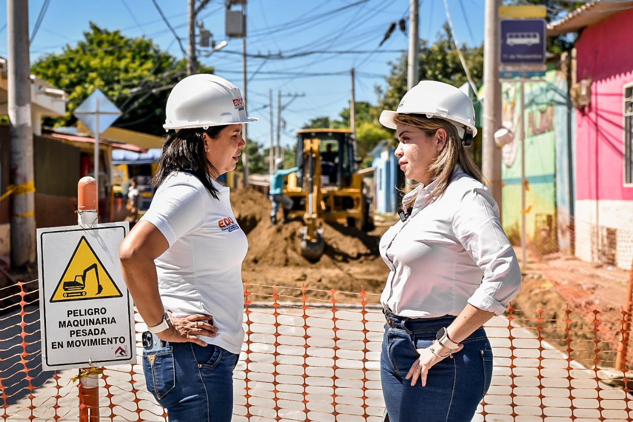 1.400 familias del Once de Noviembre se benefician con pavimentación del anillo vial
