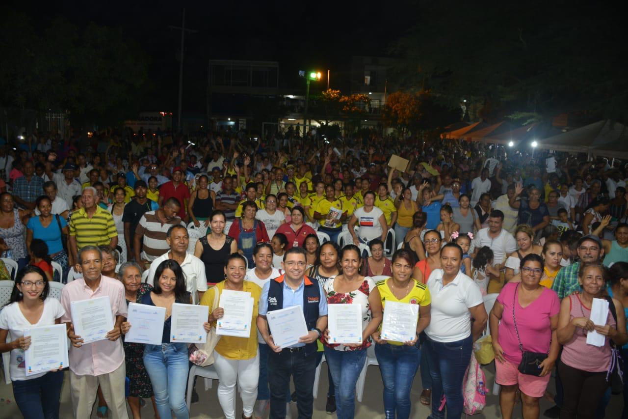 “Gracias Alcalde, vamos a tener los títulos de nuestras casas para brindarle un mejor porvenir a nuestros hijos”: Comunidad de la Localidad Uno