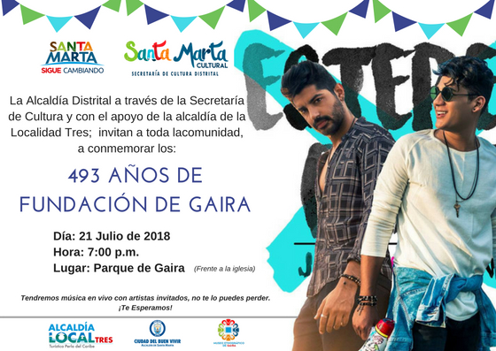 Gaira Celebra sus 493 años de fundación Gaira Celebra sus 493 años de fundación