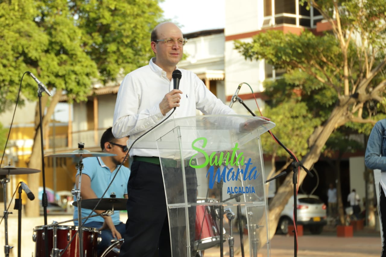 Alcalde encargado Andrés Rúgeles en el día de la Libertad religiosa y Culto