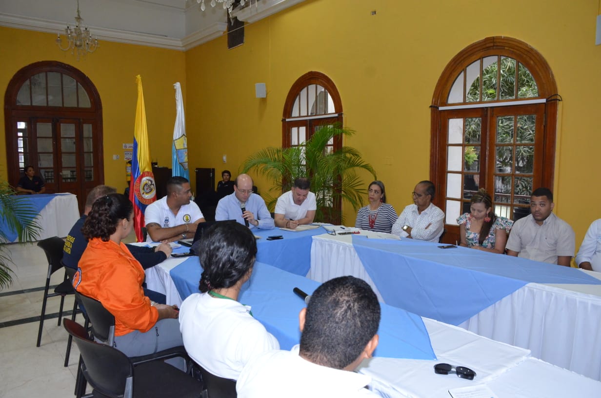 Alcaldía y UNGRD presentan avance del Plan de Acción por el desabastecimiento del Agua en Santa Marta.